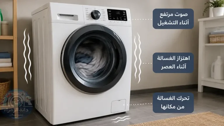 صوت واهتزاز الغسالة